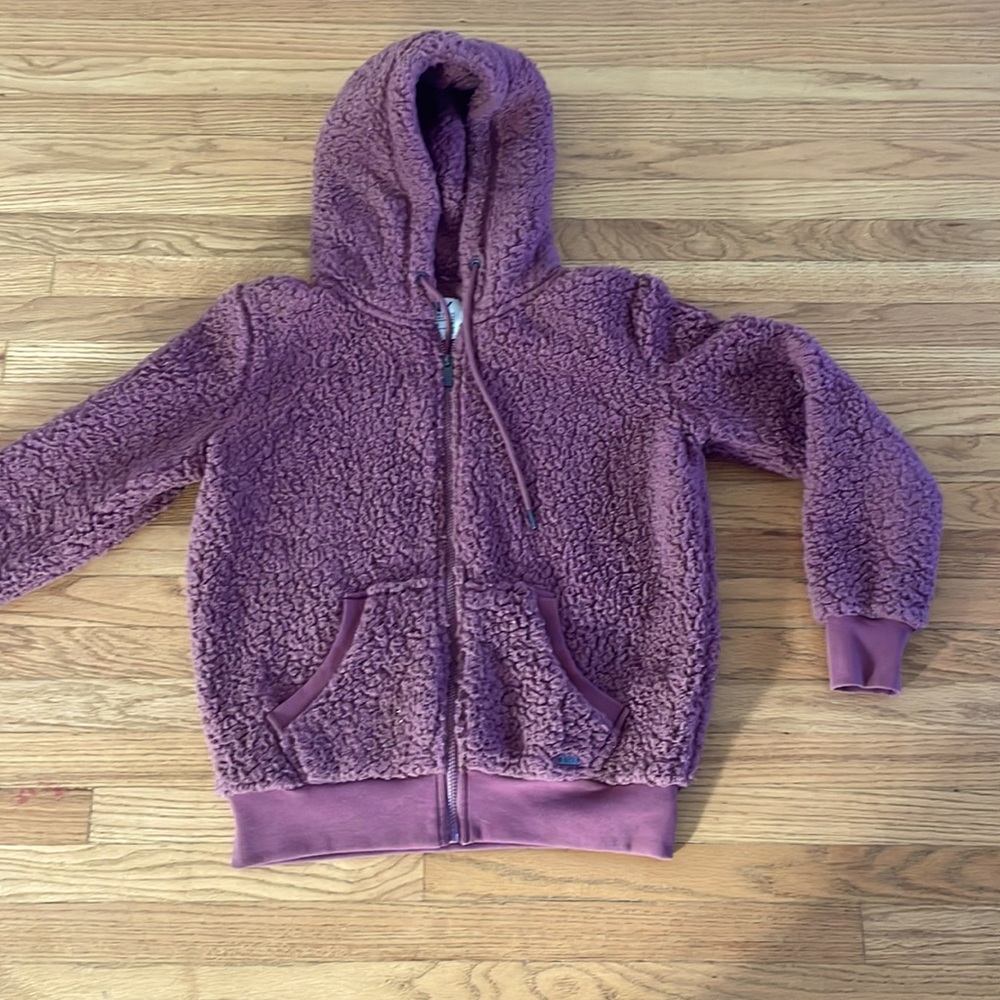 Cozy Sherpa full-zip hoodie